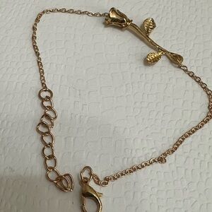 Costume Jewelry brand new gold rose bracelet